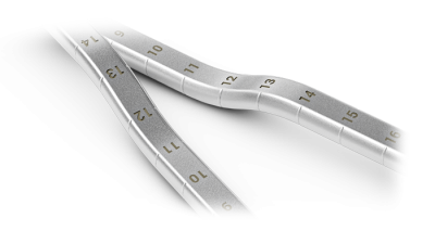 The HL Dilators&rsquo; unique angled design enables a comfortable fit and a firm grip on the tool. 